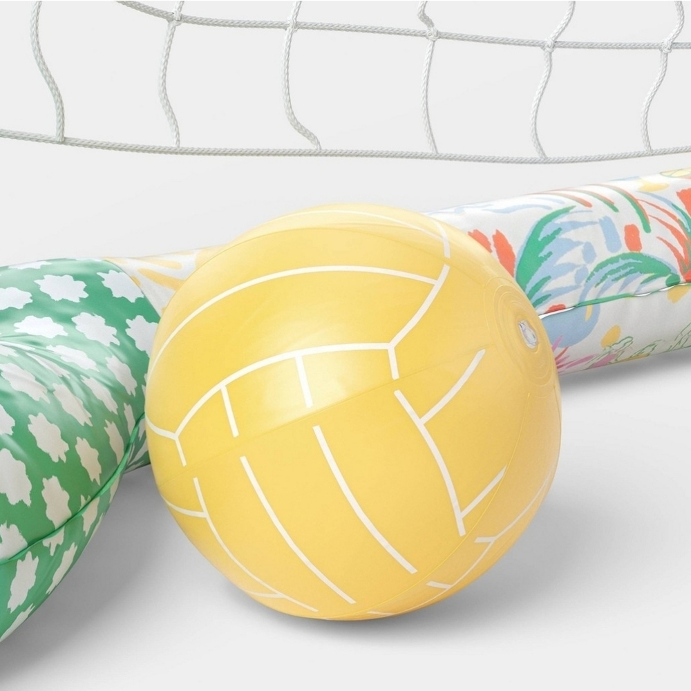 Vacation Inflatable Volleyball Pool Set Yellow/Green Roller Rabbit X Target - Picture 3 of 4